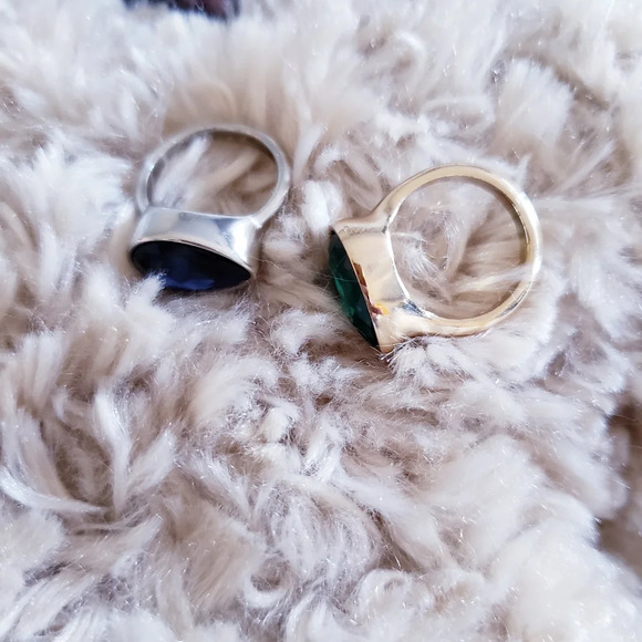 Statement gold/silver rings - Picture 7 of 7